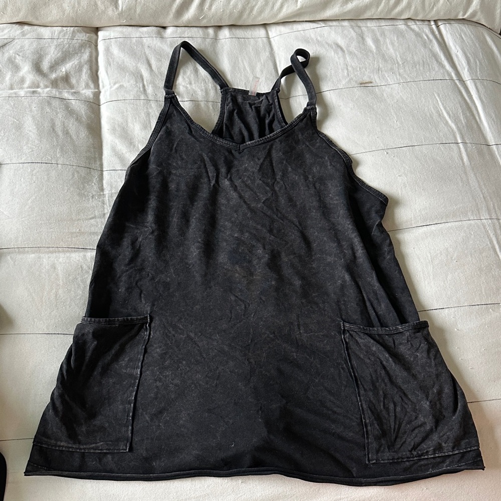 FP Movement Black Hot Shot Mini Dress